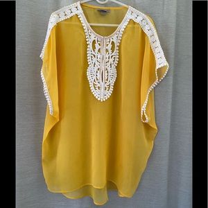 Peppermint Bay Chiffon Translucent Beach Swim Pool Coverup